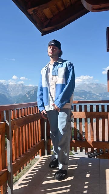 Portrait de Maxime Marongiu dans les Alpes valaisannes