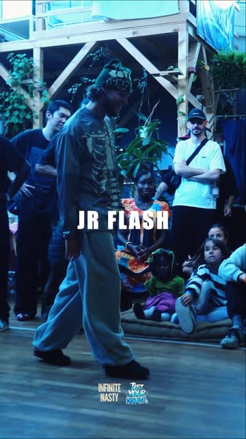 Junior Flash lors d’un événement Krump