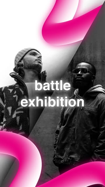 Affiche d’un battle exhibition avec Junior Flash